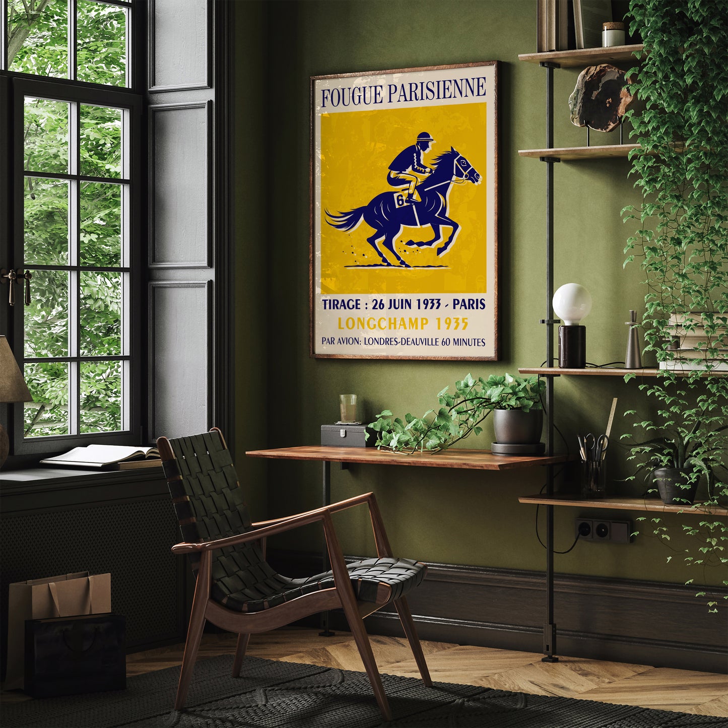 French Horseracing Poster