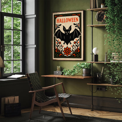 Halloween Bat Poster