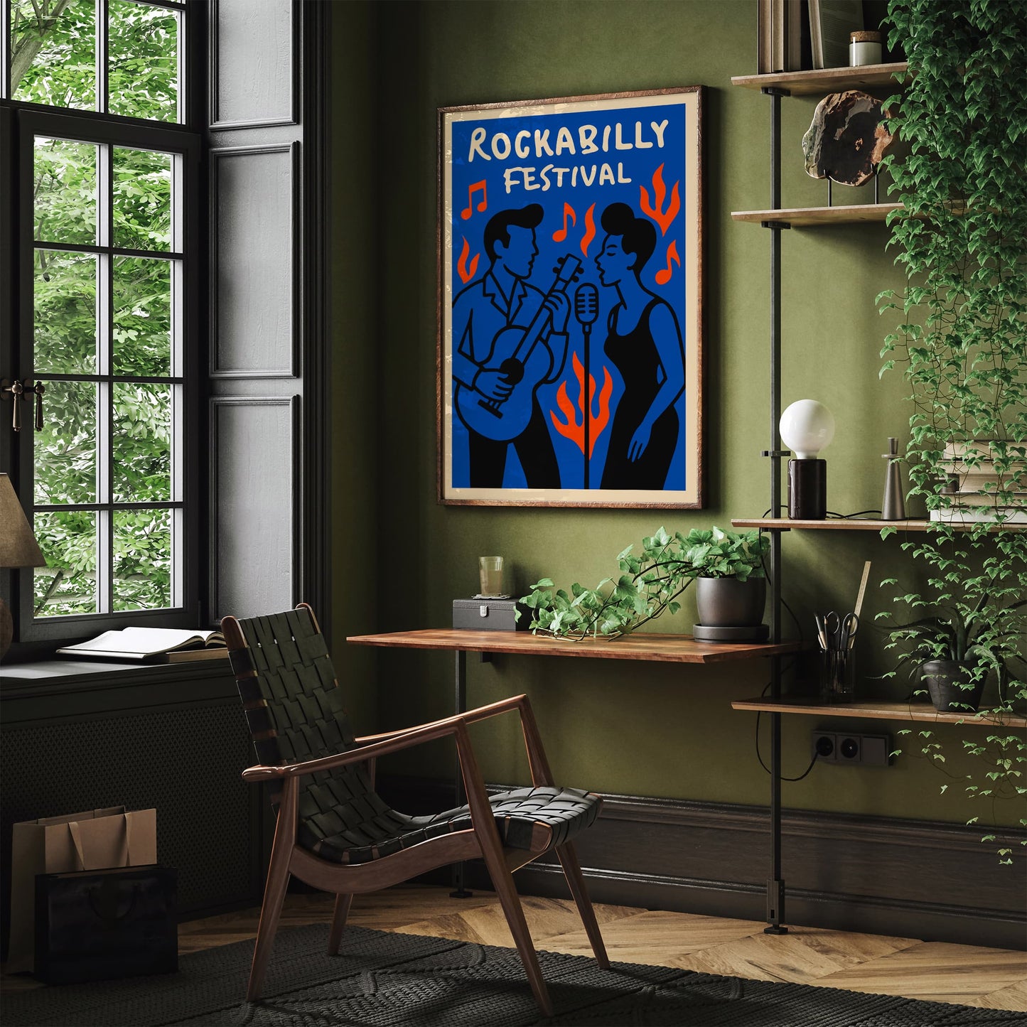 Rockabilly Festival Music Poster