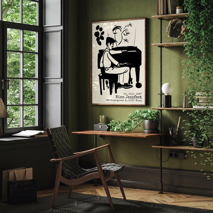 Wien JazzFest Vintage Poster