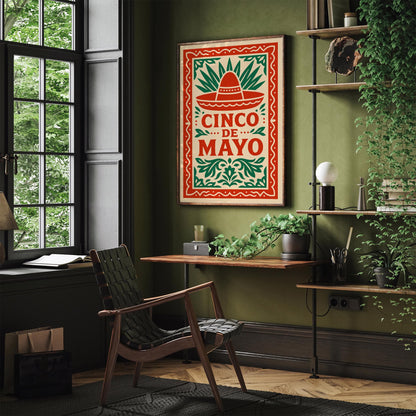 Mexican Decor Poster - Cinco de Mayo Print