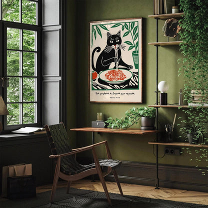 Eat Spaghetti to Forgetti Your Regretti Poster