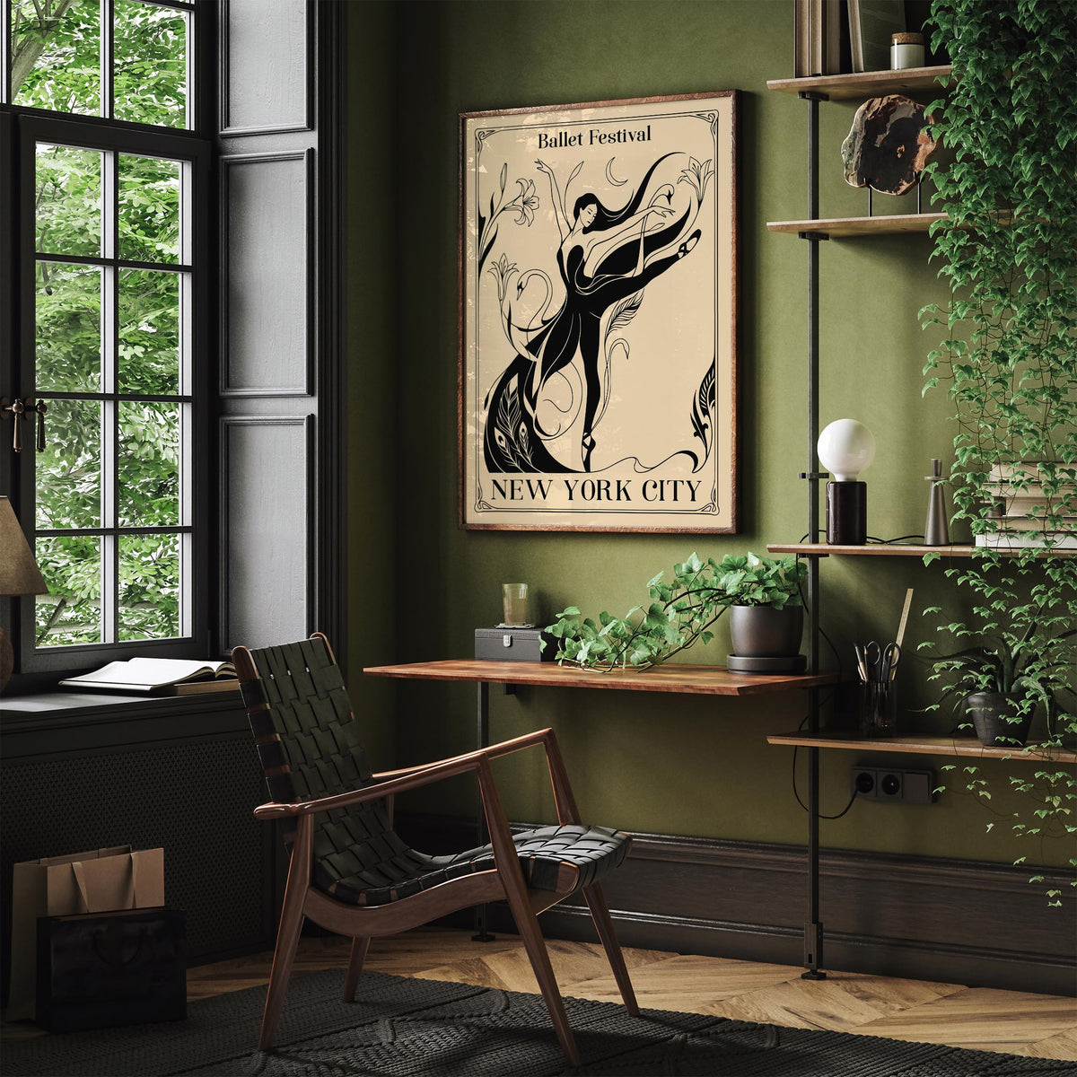 New York City Ballet Festival Art Poster