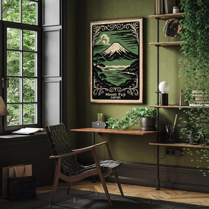 Mount Fuji Japan Landscape Poster