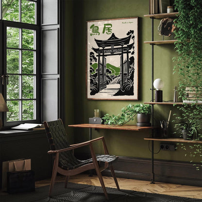 Torii Gate Made in Japan Wall Art