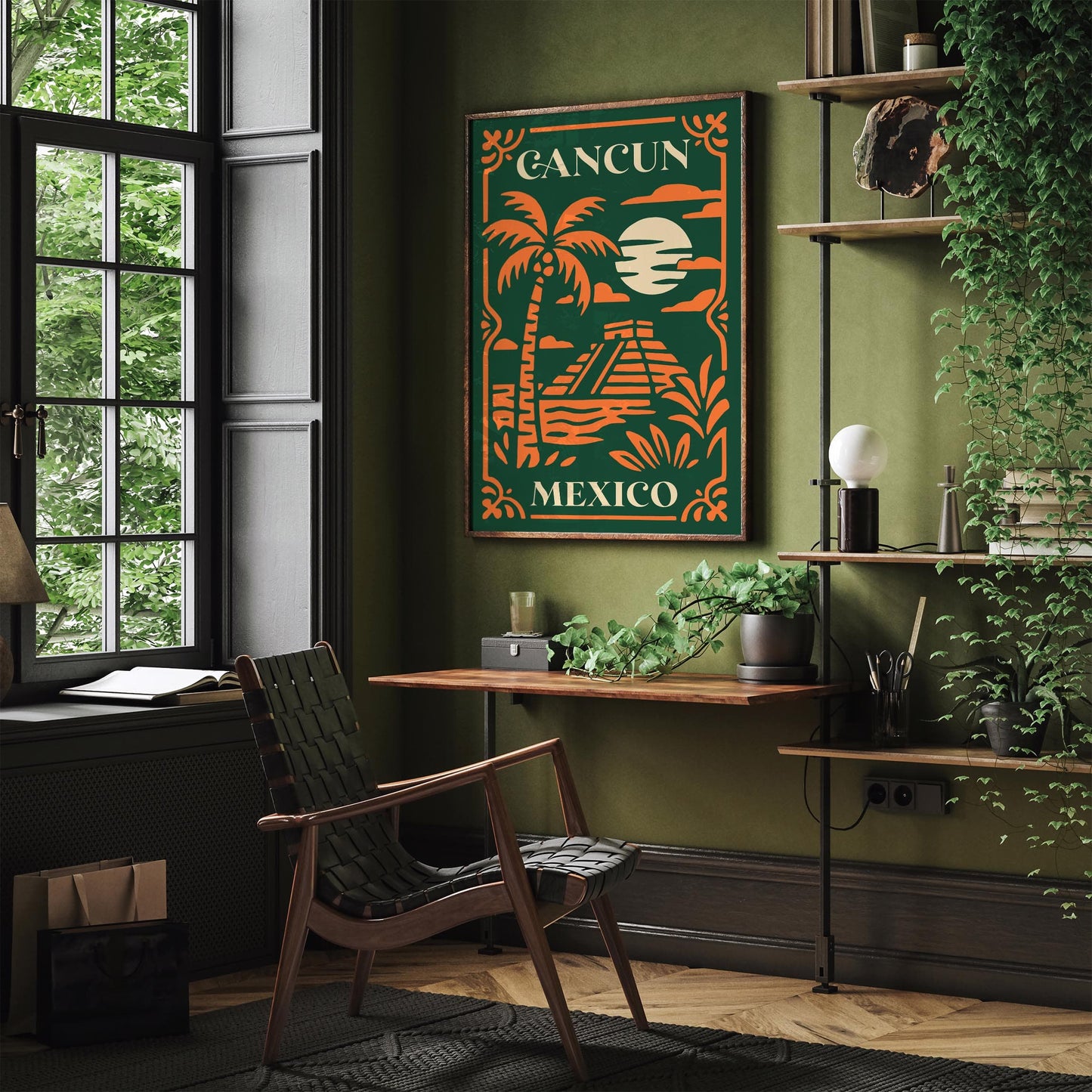 Cancun Mexico Travel Poster