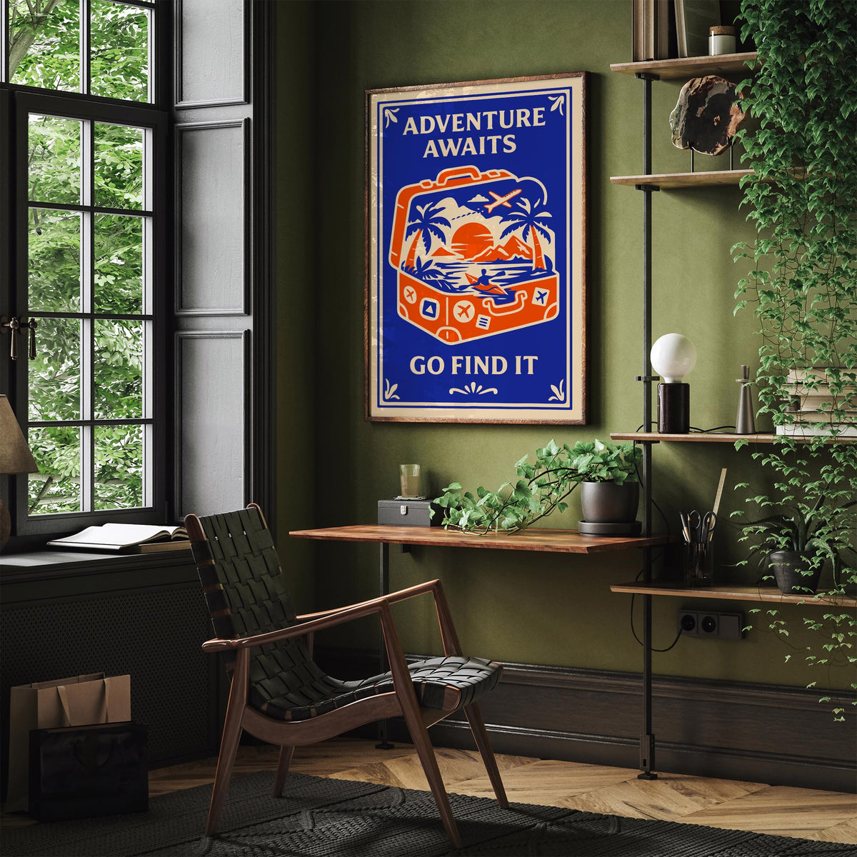 Adventure Awaits Go Find it Poster