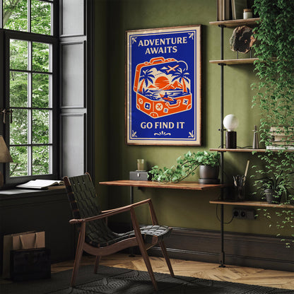 Adventure Awaits Go Find it Poster