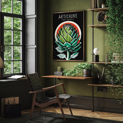 Linocut Artichoke Kitchen Design