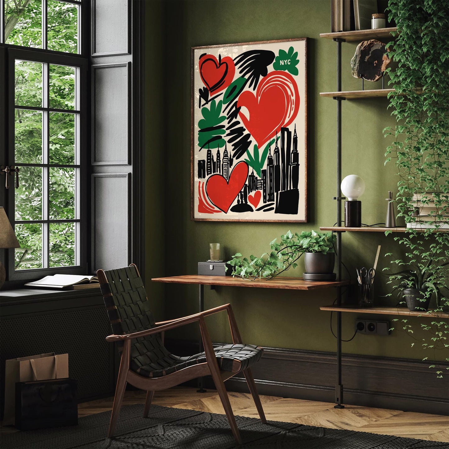 I Love New York Travel Pop Art Poster