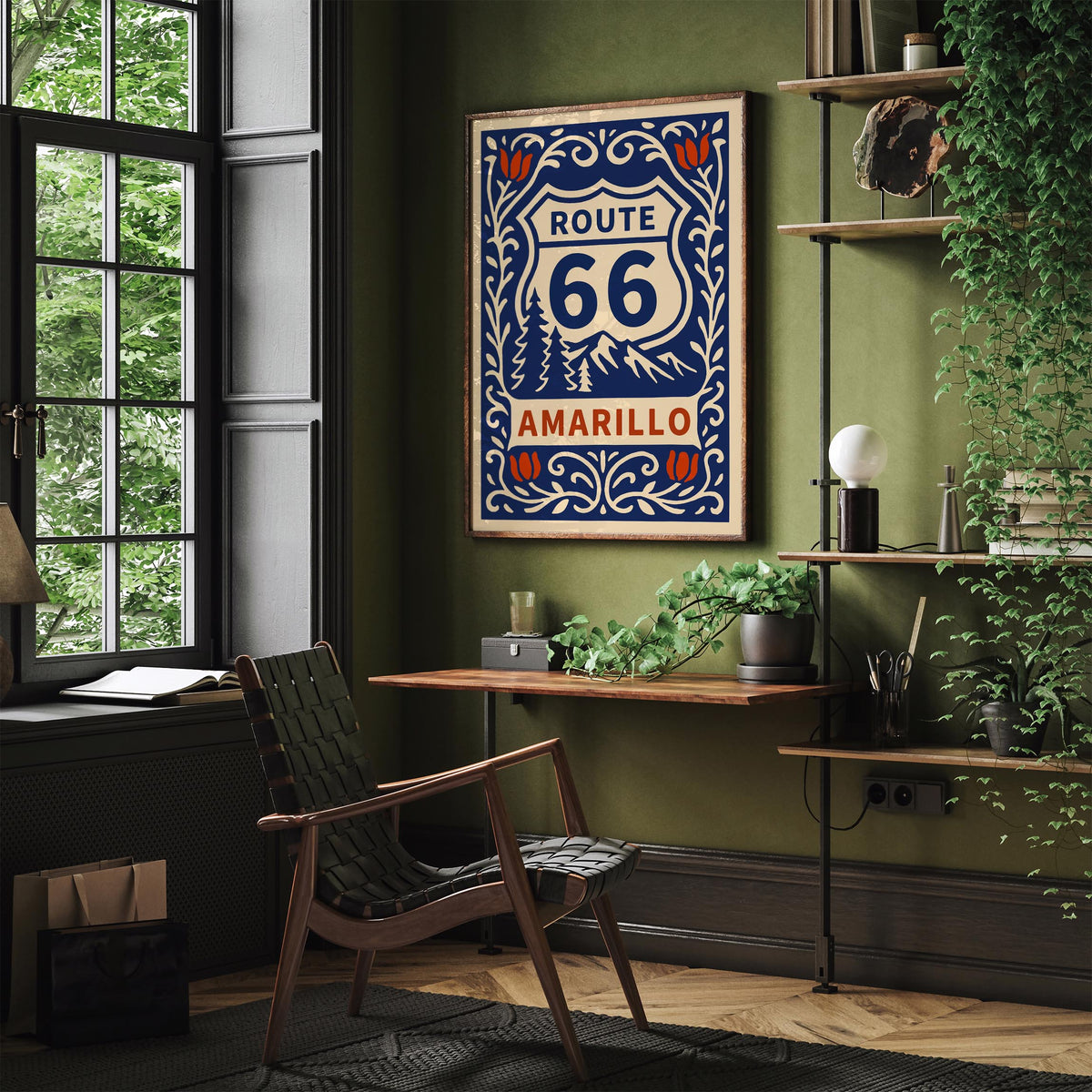 Amarillo Route 66 Travel Poster