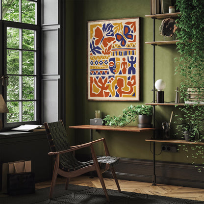Bohemian Abstract Composition Poster