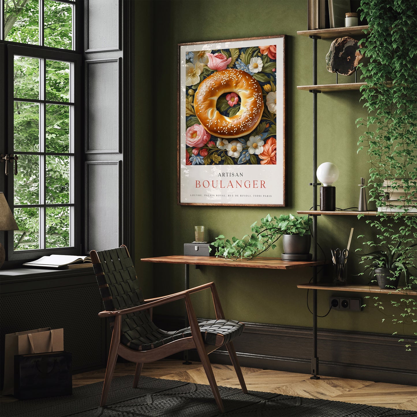 Artisan Boulanger Paris Cafe Wall Art Decor