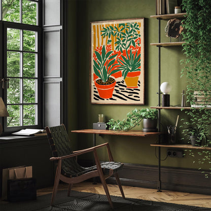 Matisse Inspired Colorful Garden Poster 2025