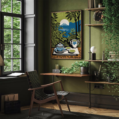 Matcha Time Japanese Tea Art Print