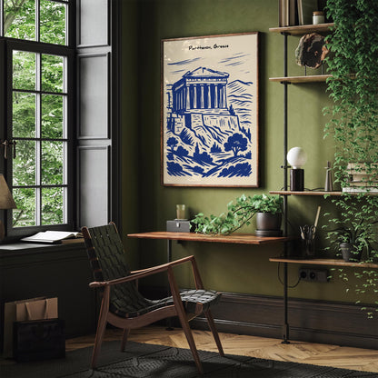 Parthenon Poster - Ancient Greece Architecture Wall Art