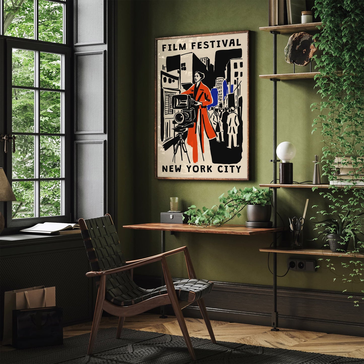 New York Film Festival Poster – Retro Design
