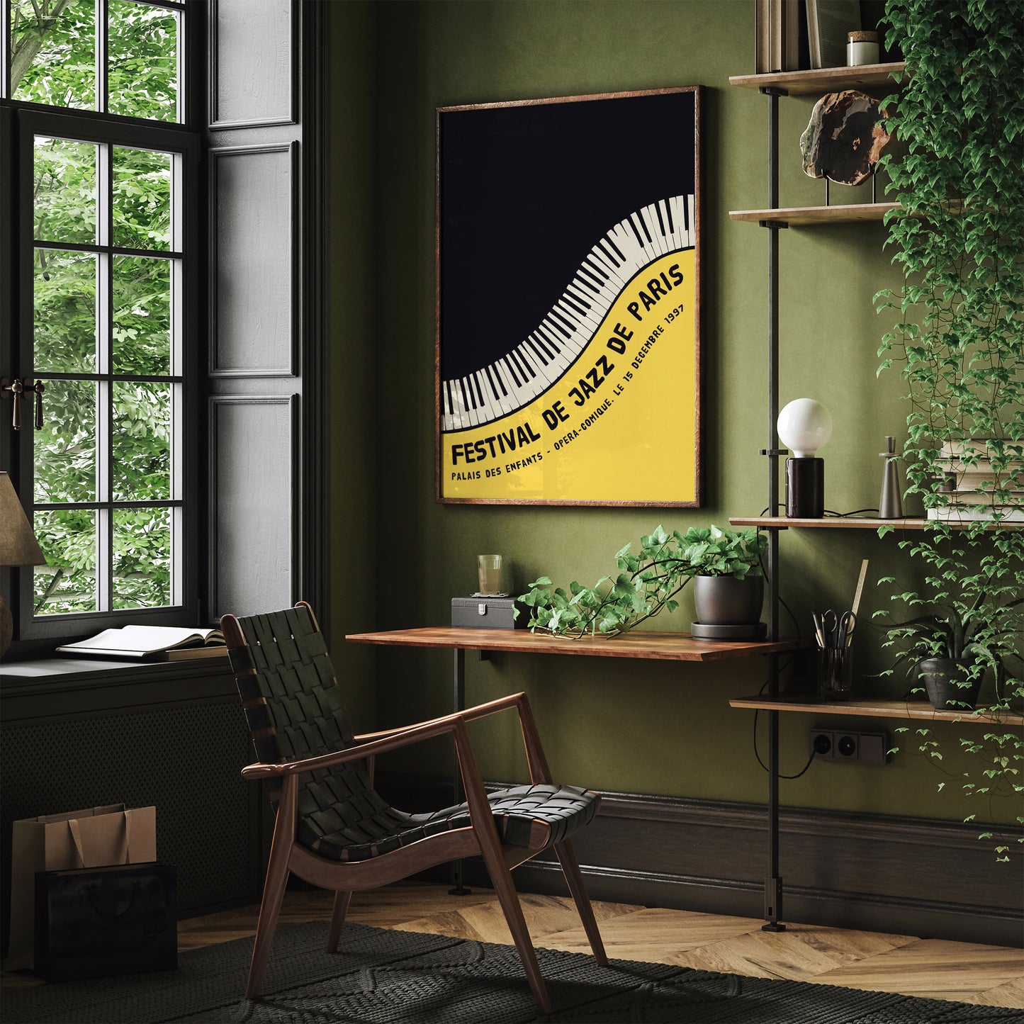 Minimal French Jazz Festival Poster