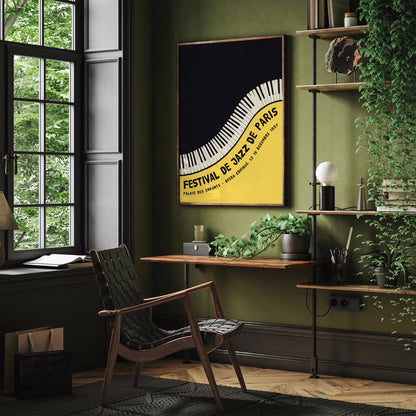 Minimal French Jazz Festival Poster