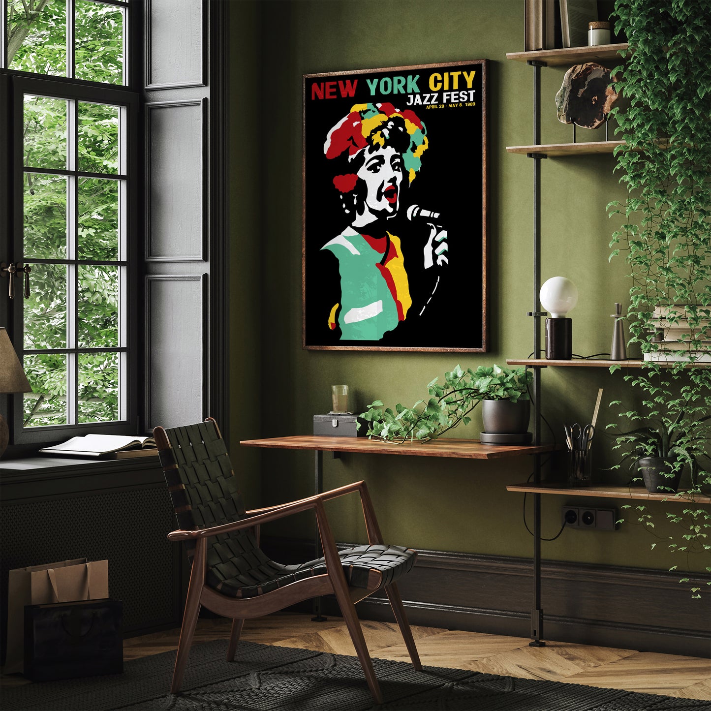 NYC Jazz Fest Vintage Poster