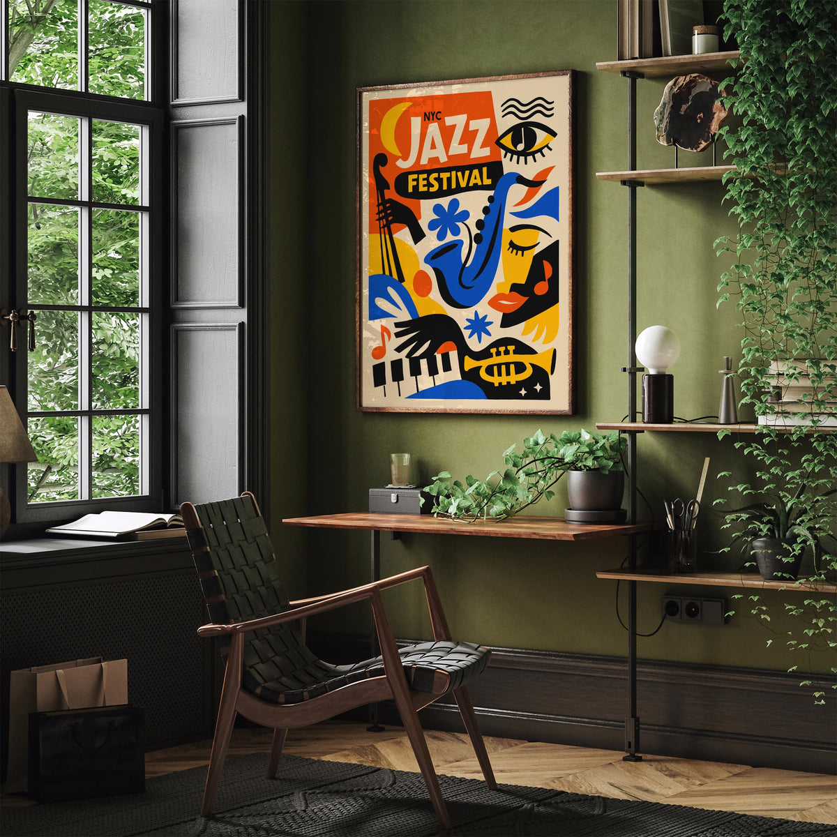 New York City Jazz Festival Art Poster