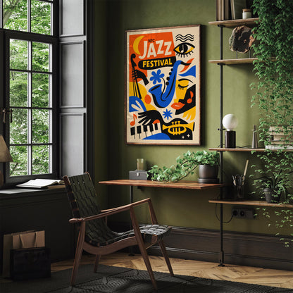 New York City Jazz Festival Art Poster