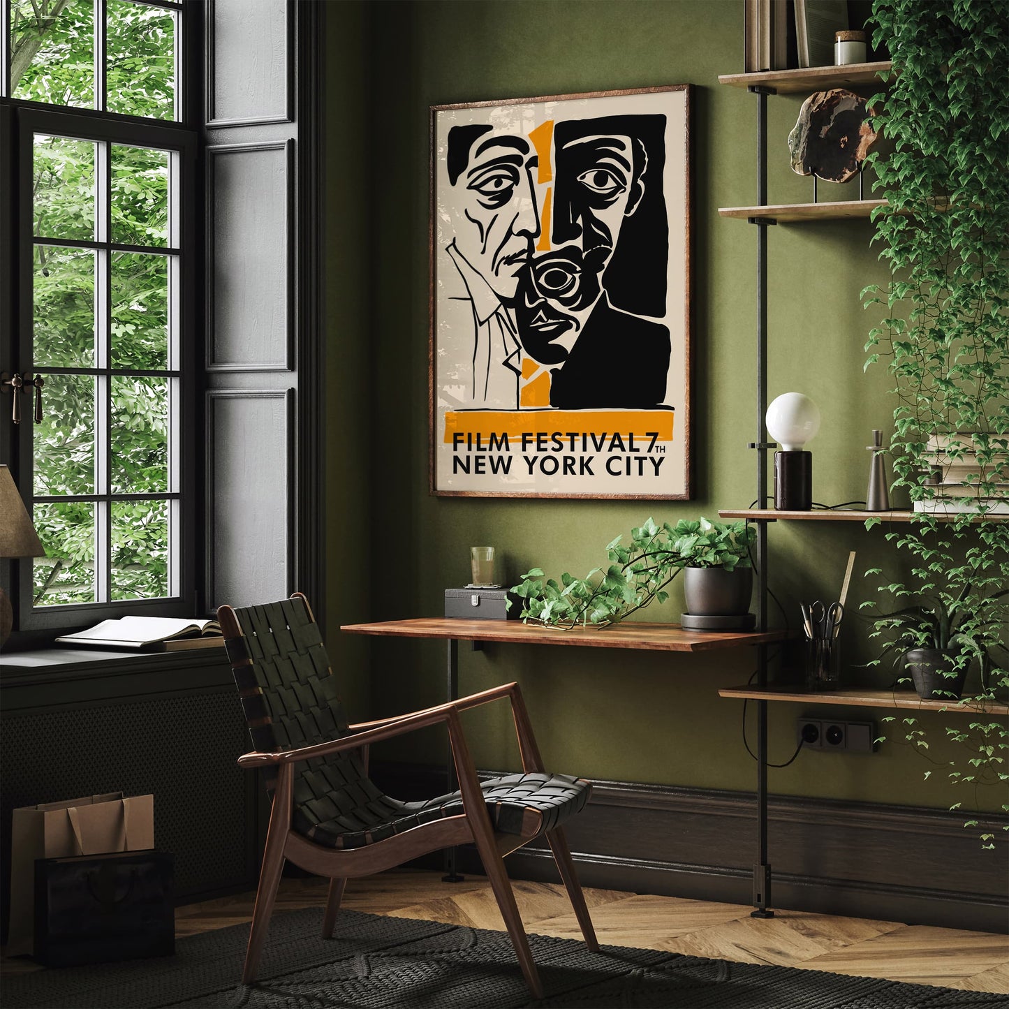 New York City Film Festival Art Print
