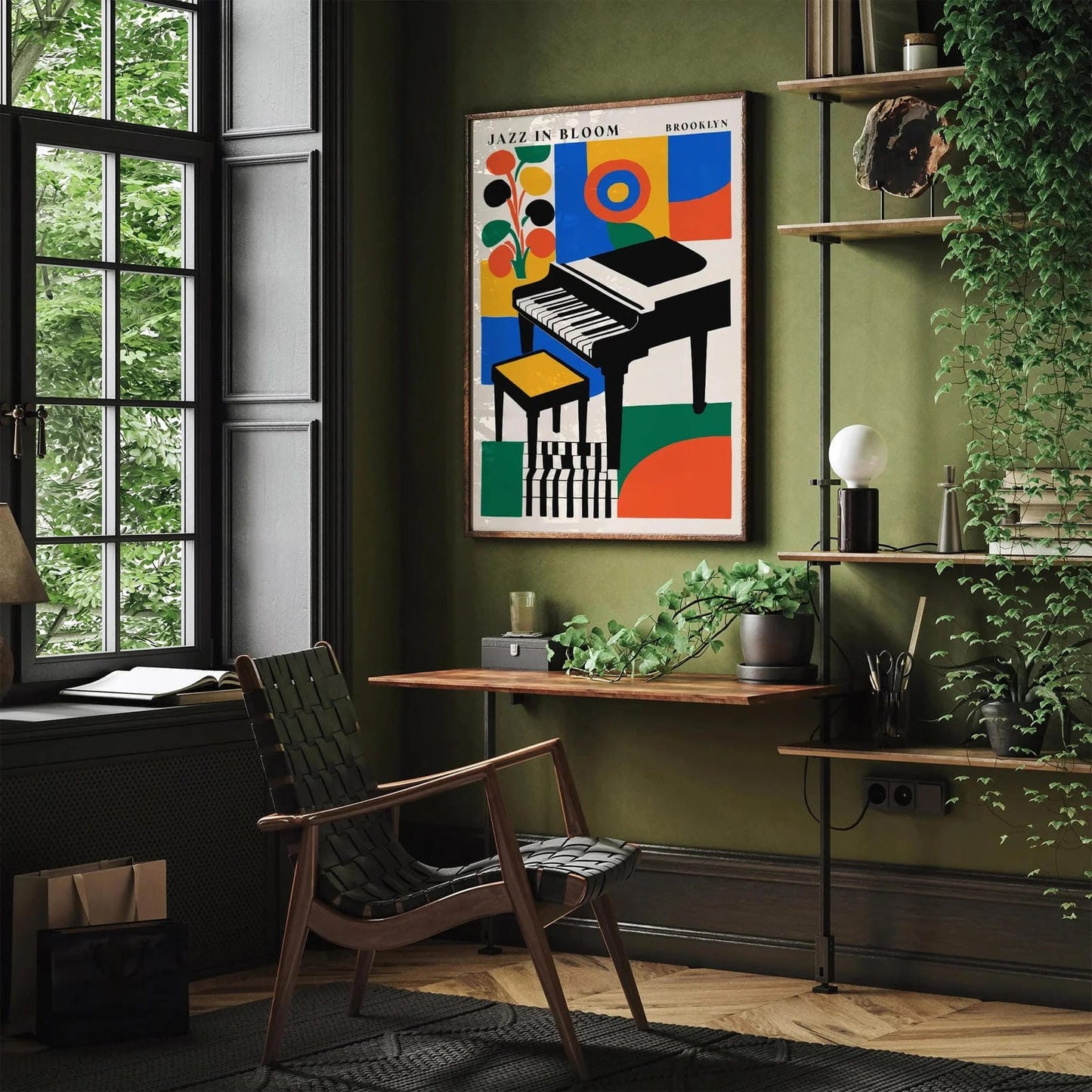 Jazz in Bloom Brooklyn Music Poster