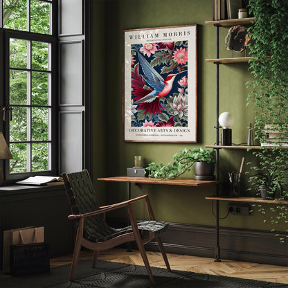 William Morris Hummingbird Poster