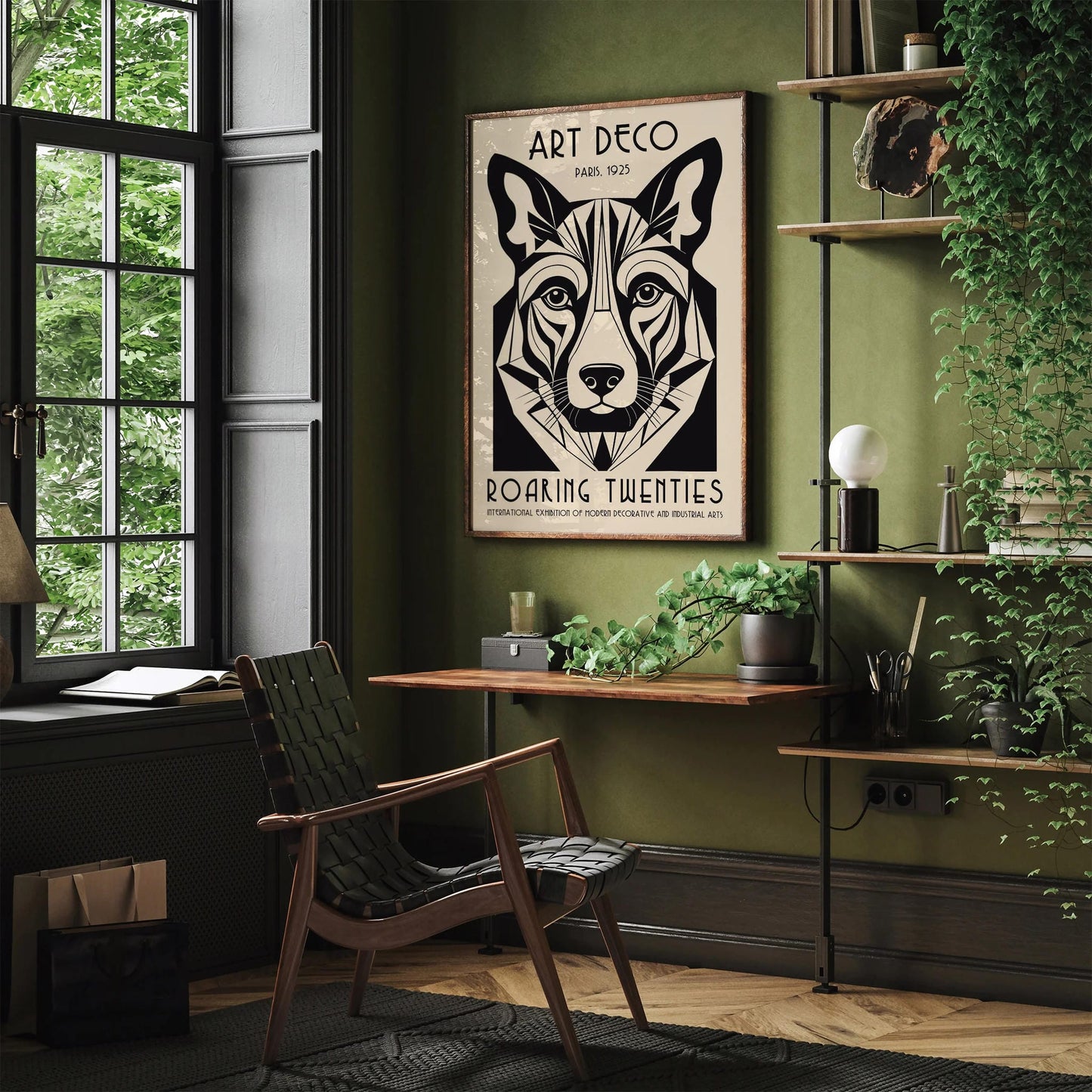 Roaring Twenties Music Poster – Art Deco Style Print