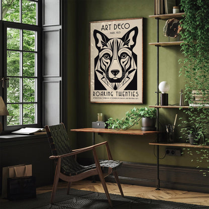 Roaring Twenties Music Poster – Art Deco Style Print