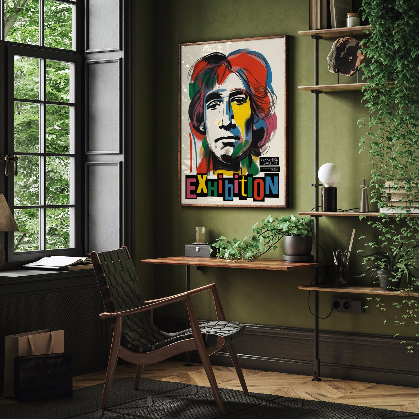 London Pop Art Exhibition Art Print