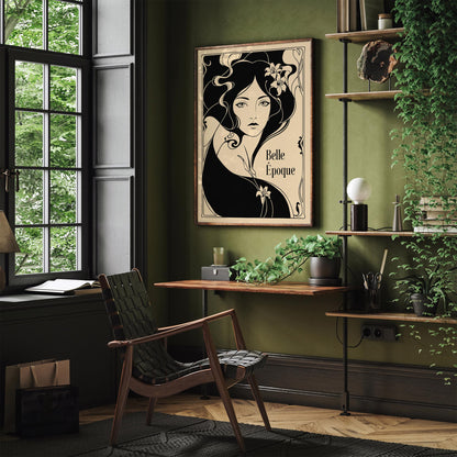 Art Nouveau Woman Poster