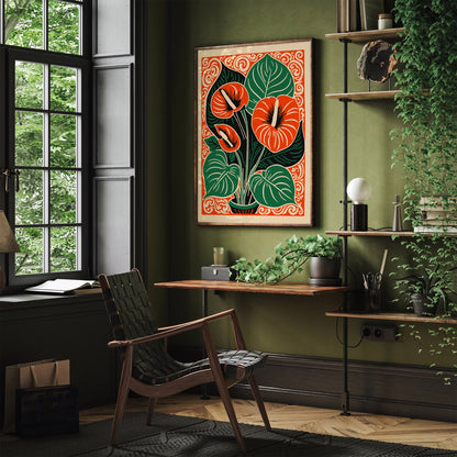 Zantedeschia Calla Flower Poster