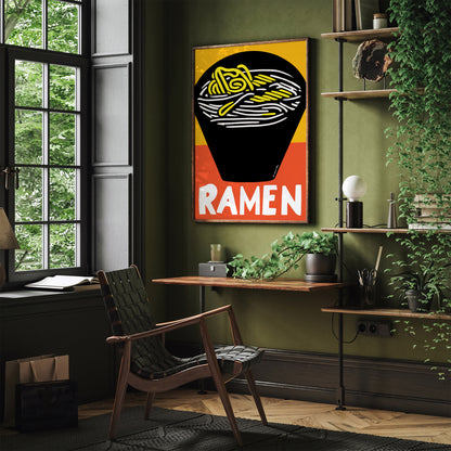 RAMEN Retro Art Print