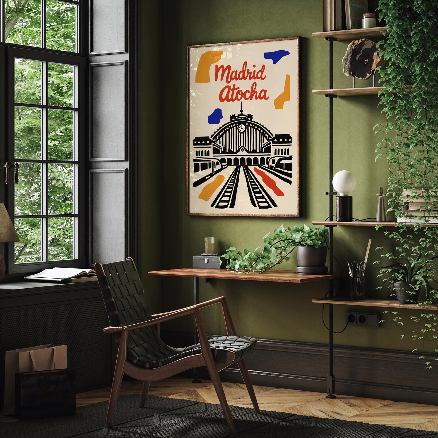Madrid Atocha Railway Station Poster