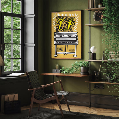 De Jazz De Paris 1997 Retro Poster