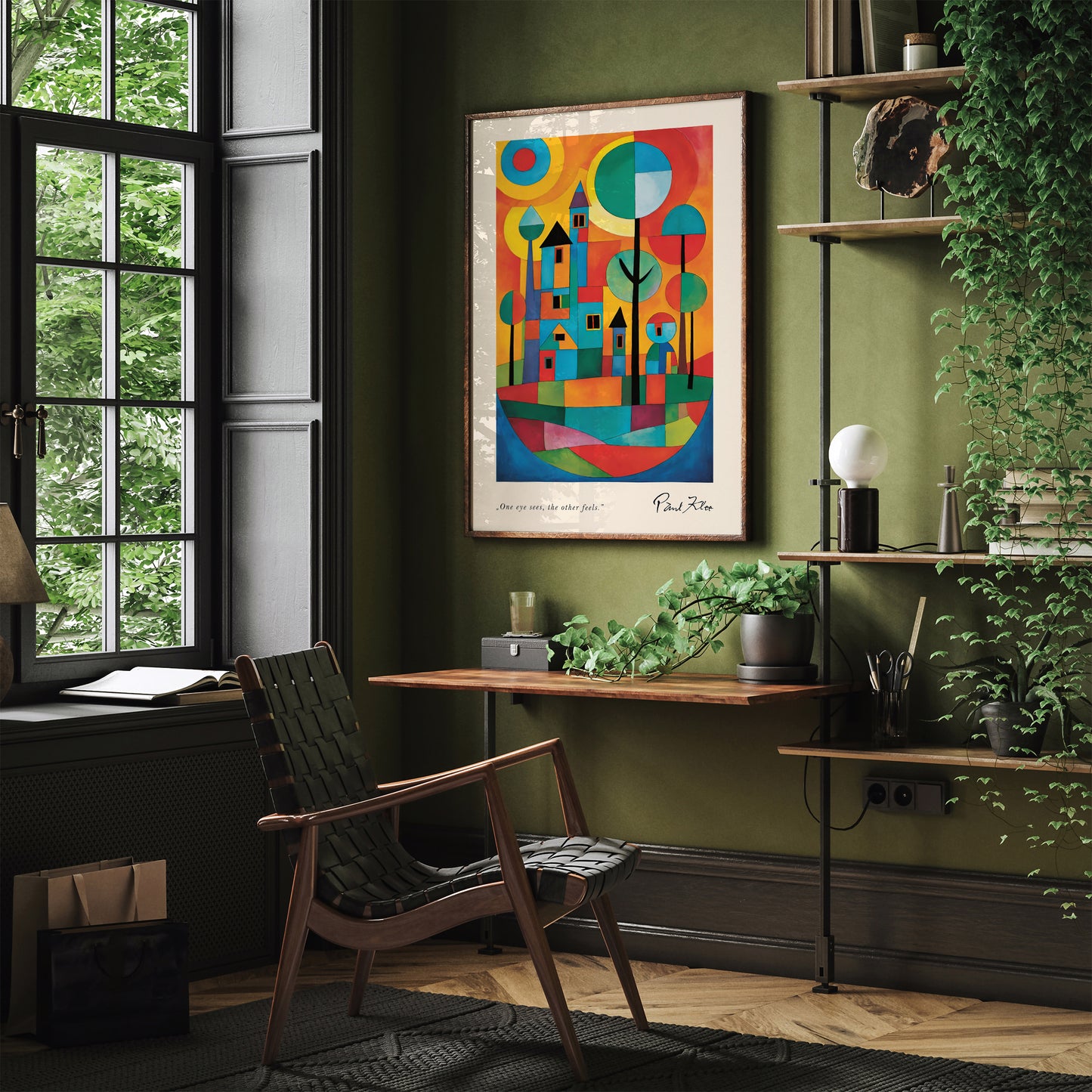 Magic Garden Colorful Paul Klee Poster