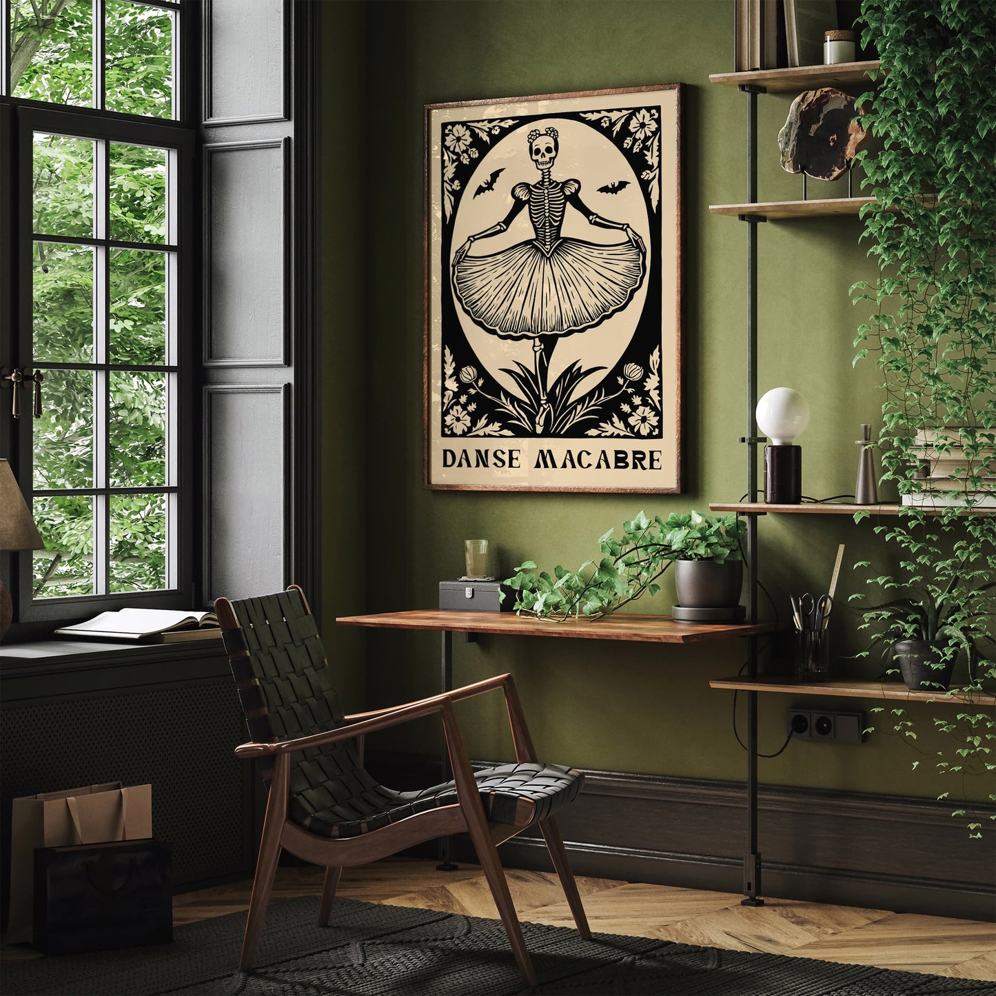 Danse Macabre Gothic Ballerina Poster