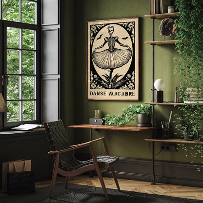 Danse Macabre Gothic Ballerina Poster