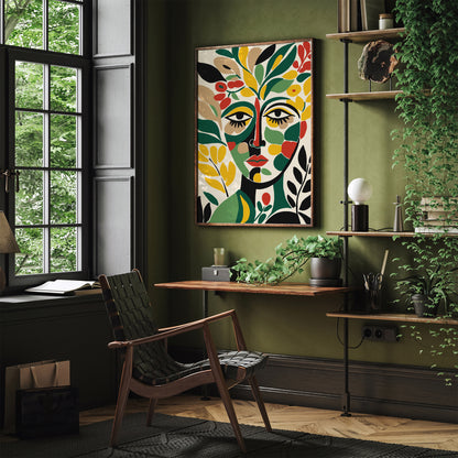 Eclectic Nature Woman Portrait Poster