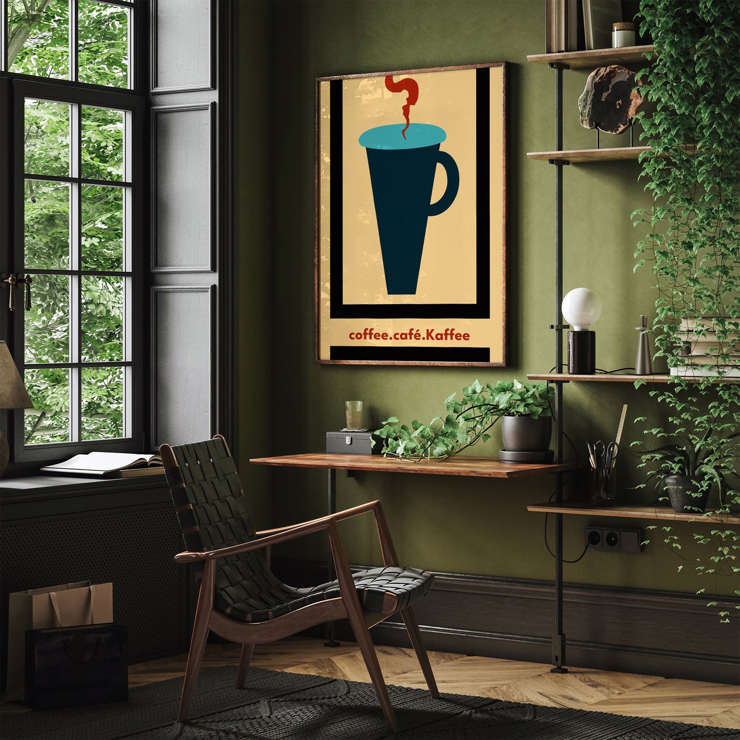Minimalist Retro Coffee Poster