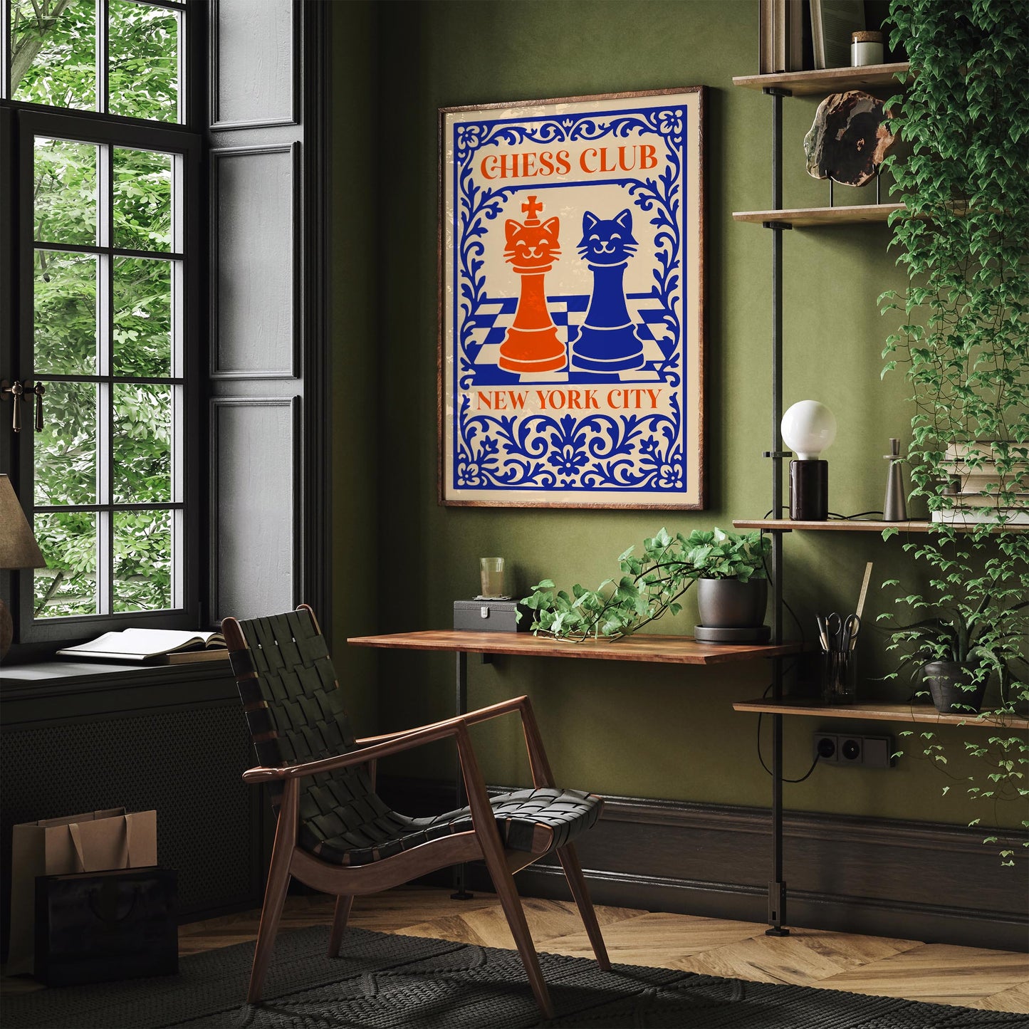 Chess Club New York City Poster