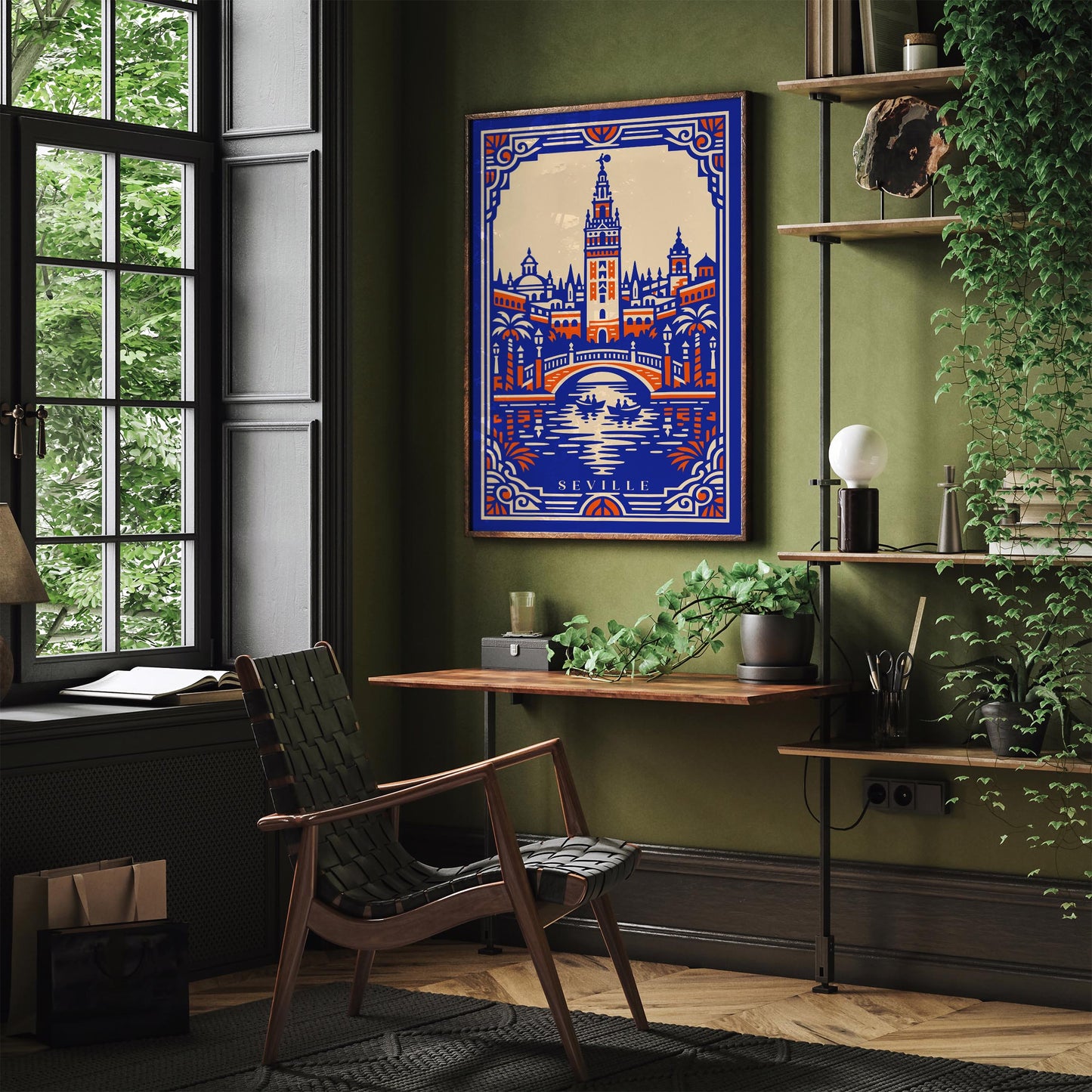 Seville Spain Travel Poster