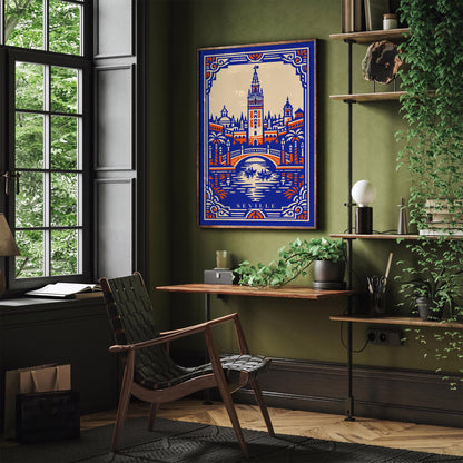 Seville Spain Travel Poster