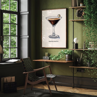 Espresso Martini Drink Poster