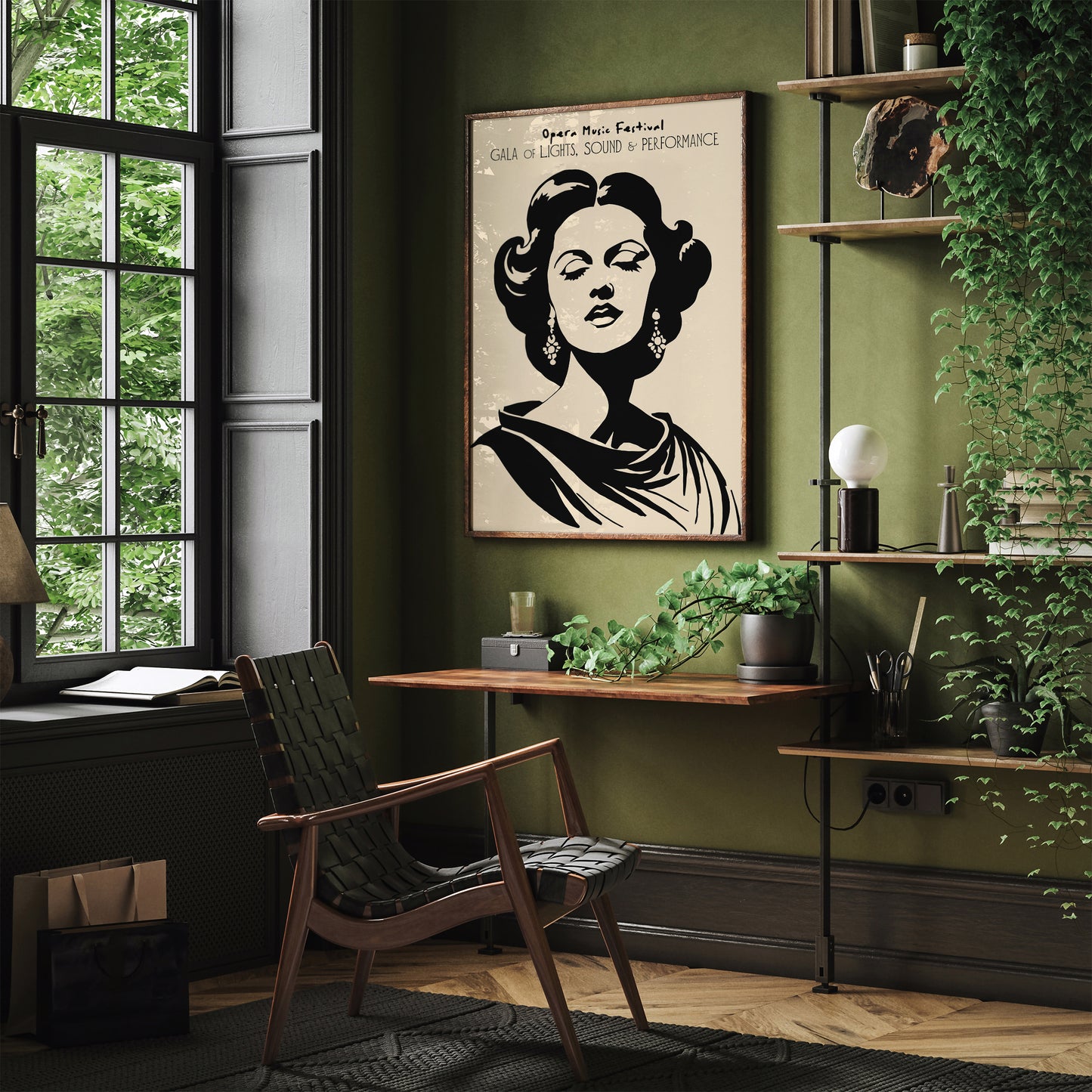 Opera Music Festival Art Print