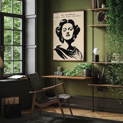 Opera Music Festival Art Print