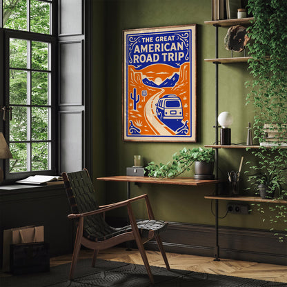 The Great American Road Trip Poster