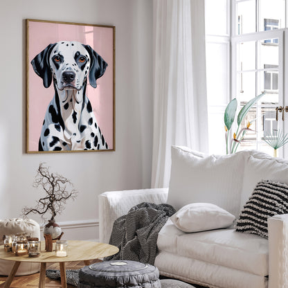 Dalmatian Dog Cute Wall Art